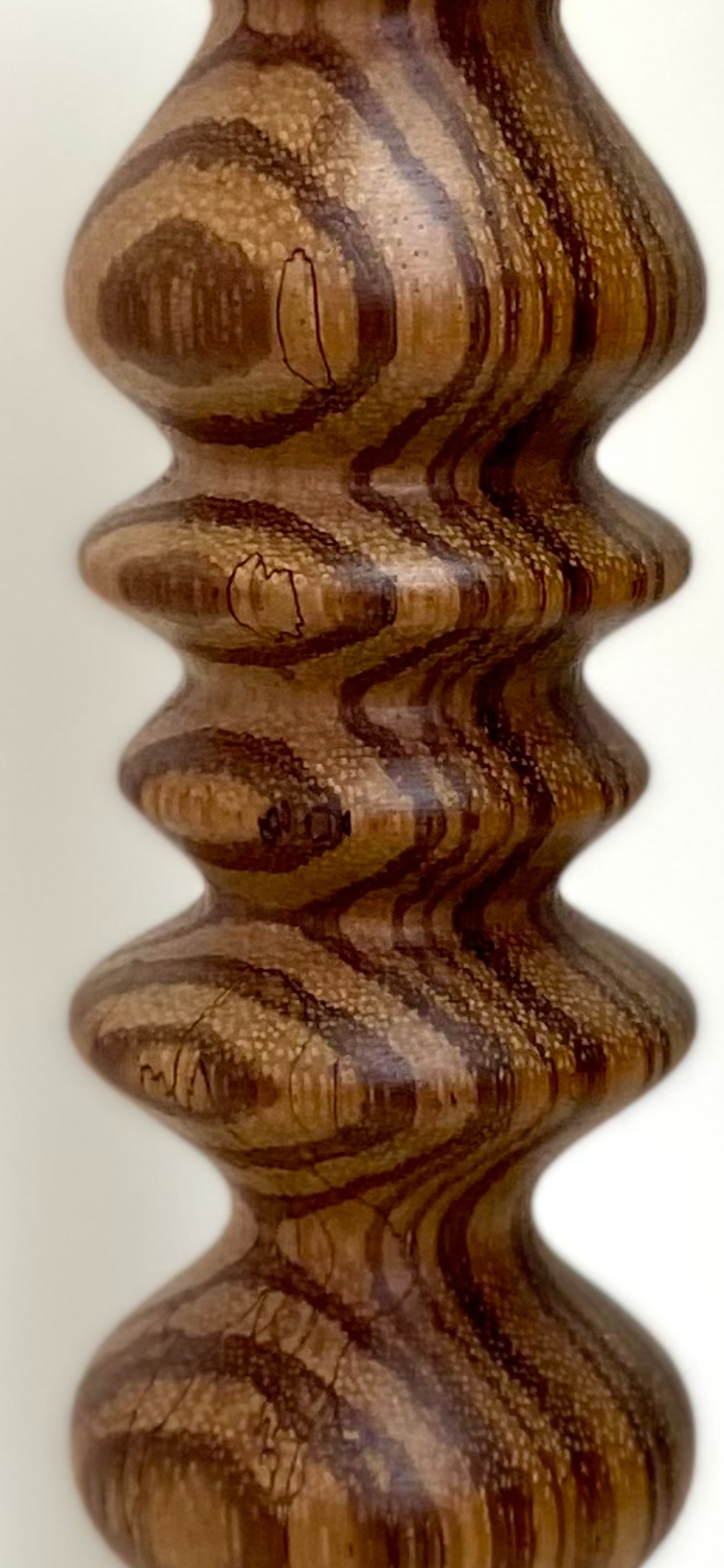 Bougeoir Arno en zebrano