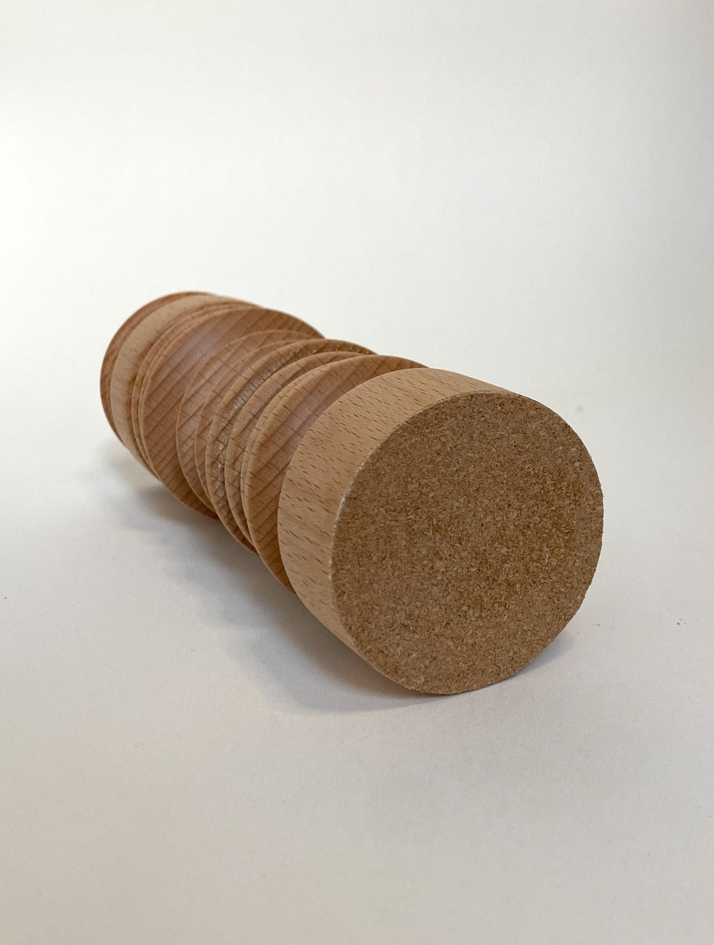 dessous du bougeoir avec protection en liège