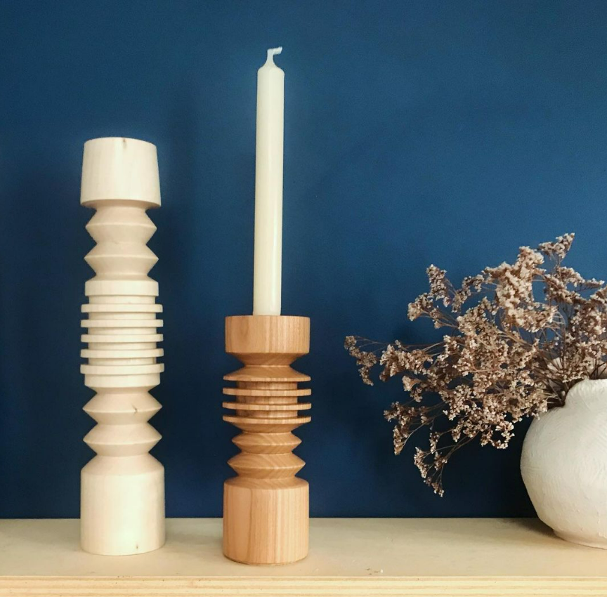 Bougeoir Ettore Erable