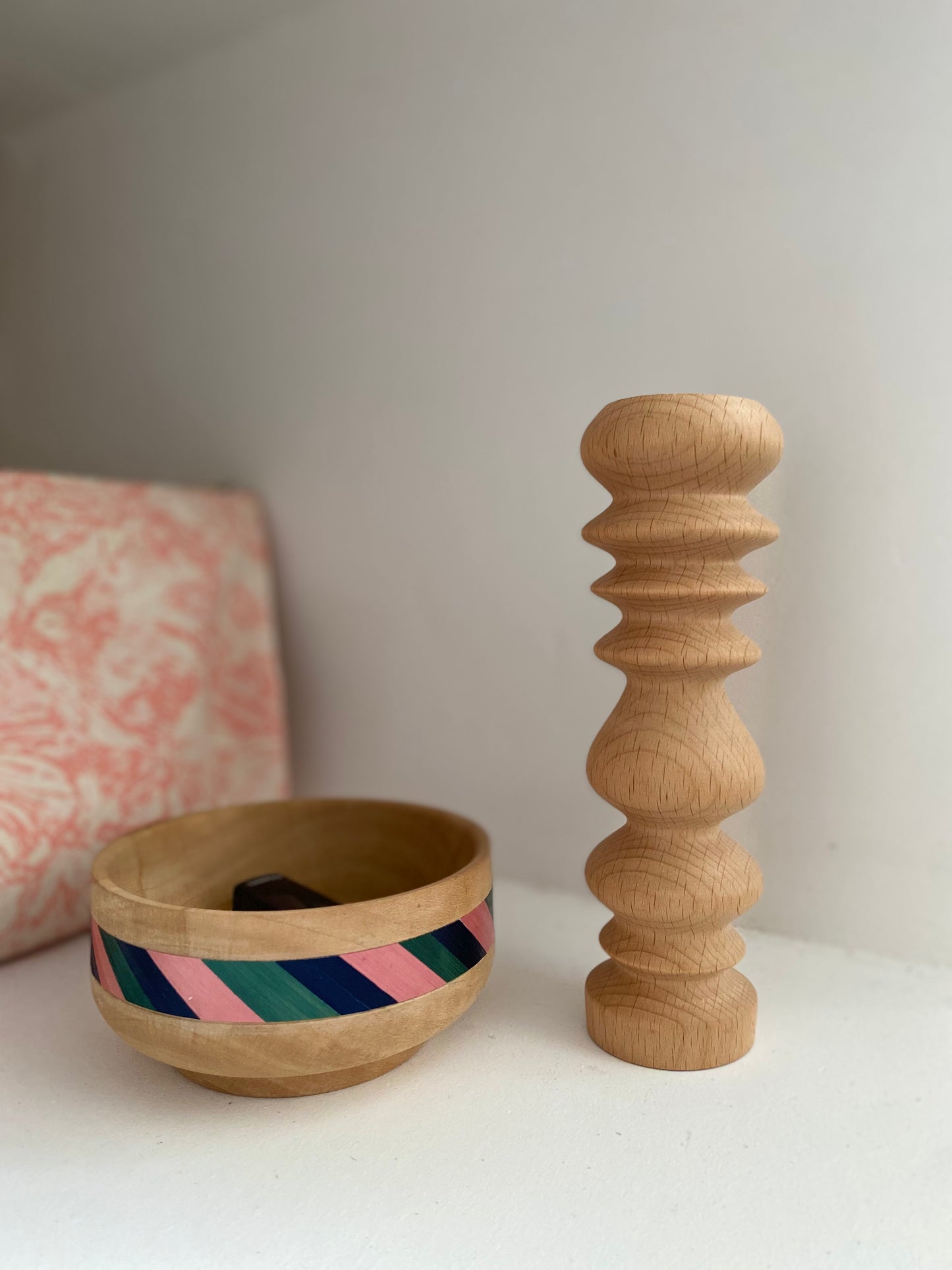 Bougeoir Polly en chêne