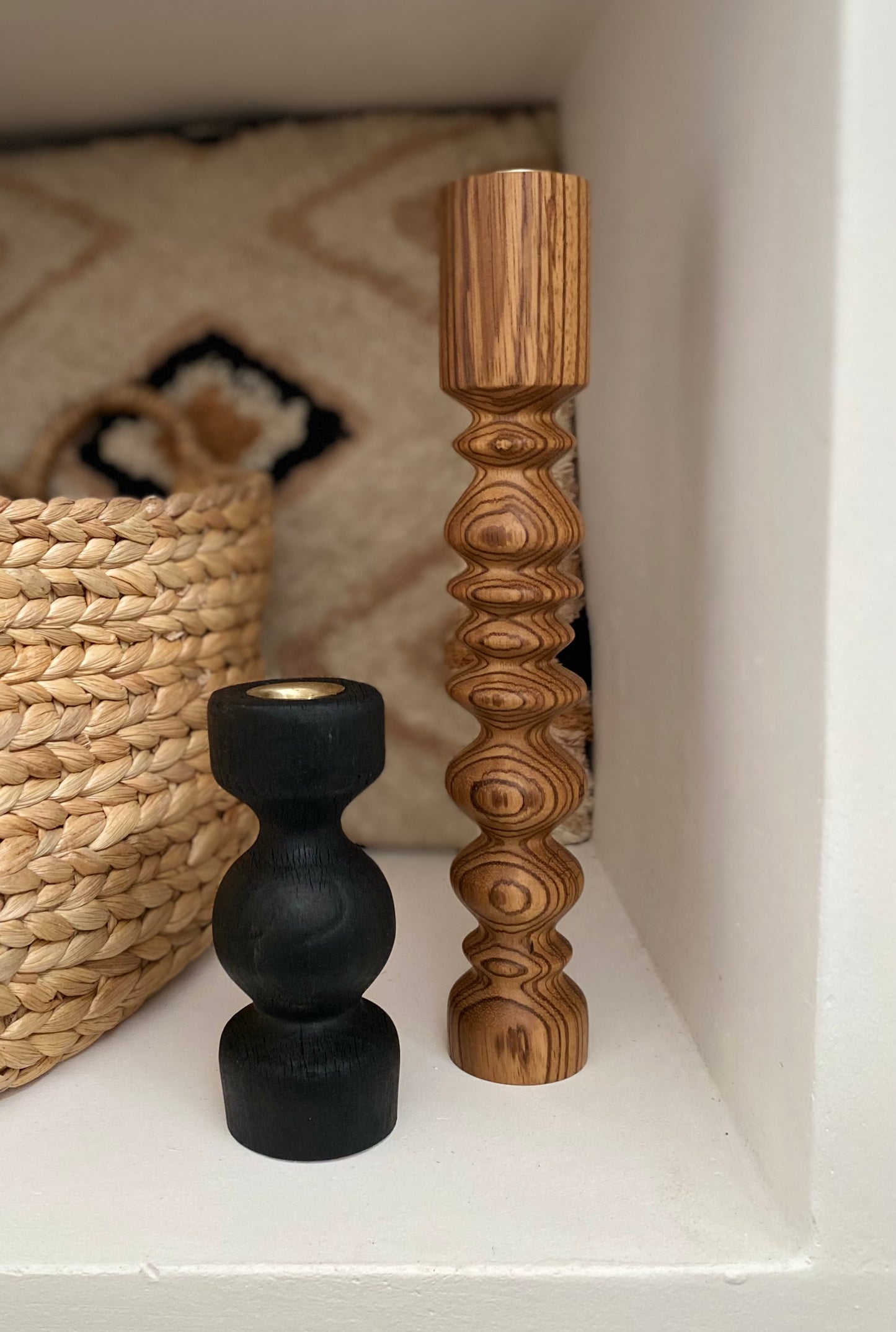 Bougeoirs en situation